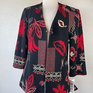 NWT R&K Women’s Top With Shoulder Pads Size 10